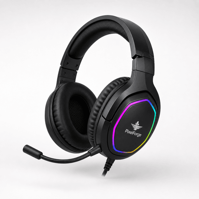 PixelForge TitanCore Gaming Headset's image