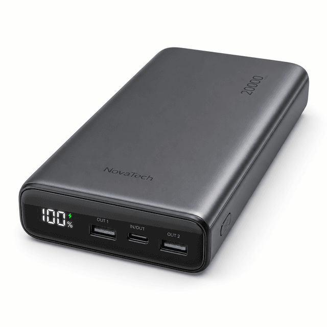 NovaTech ChargeMax 20000 Power Bank's image