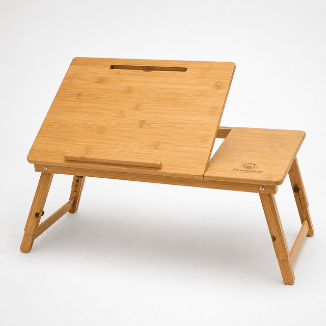 HomeNest FoldAway Bamboo Laptop Desk's image